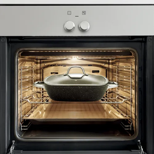 Tescoma PADELLA FONDA QUADRATA CON COPERCHIO