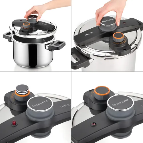 Tescoma PENTOLA A PRESSIONE ANTIADERENTE 6L