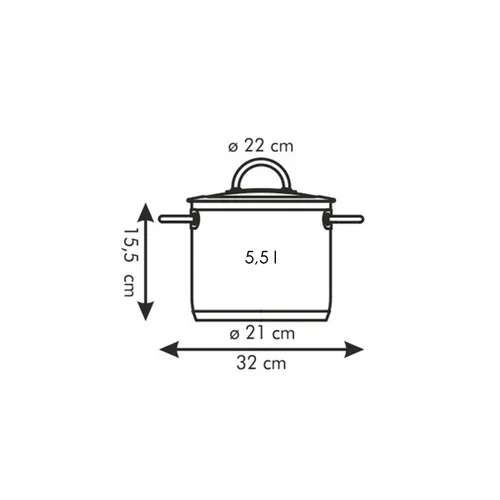 Tescoma PENTOLA CON COPERCHIO