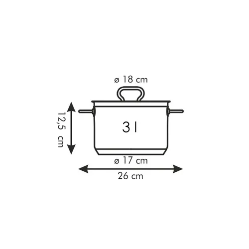 Tescoma PENTOLA CON COPERCHIO