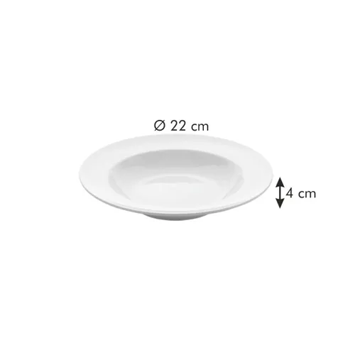 Tescoma PIATTO FONDO CON BORDO A RILIEVO