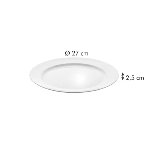 Tescoma PIATTO PIANO CON BORDO A RILIEVO