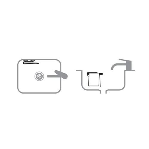 Tescoma PORTA PANNO SPUGNA PER LAVELLO