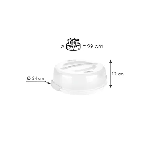 Tescoma PORTA TORTE TONDO BASSO