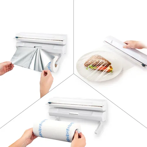 Tescoma PORTAROTOLI DA PARETE 3 IN 1