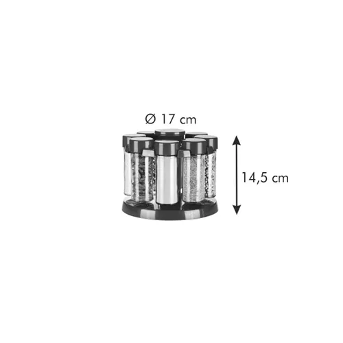 Tescoma PORTASPEZIE CON SUPPORTO GIREVOLE