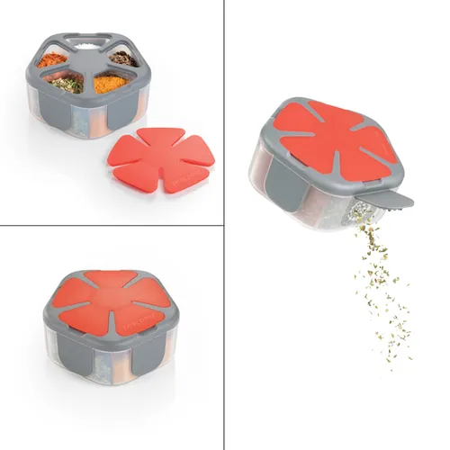 Tescoma PORTASPEZIE DA VIAGGIO 5 SCOMPARTI