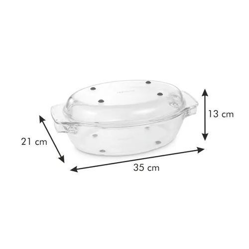 Tescoma ROSTIERA OVALE CON COPERCHIO