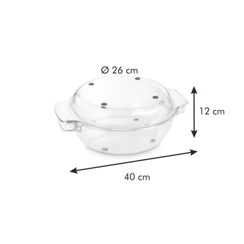 Tescoma ROSTIERA TONDA CON COPERCHIO