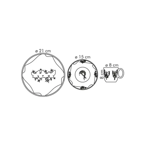 Tescoma SET DA TAVOLA PER BAMBINI FATINE