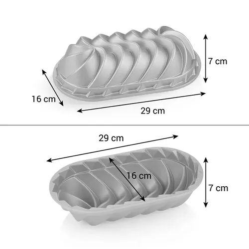 Tescoma STAMPO PLUM CAKE Treccia