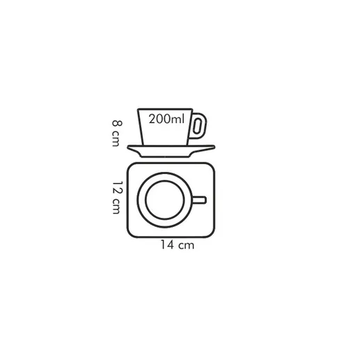 Tescoma TAZZA CAPPUCCINO CON PIATTINO