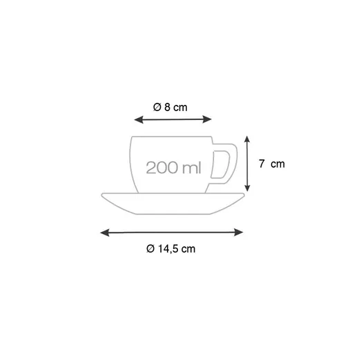 Tescoma TAZZA CAPPUCCINO CON PIATTINO