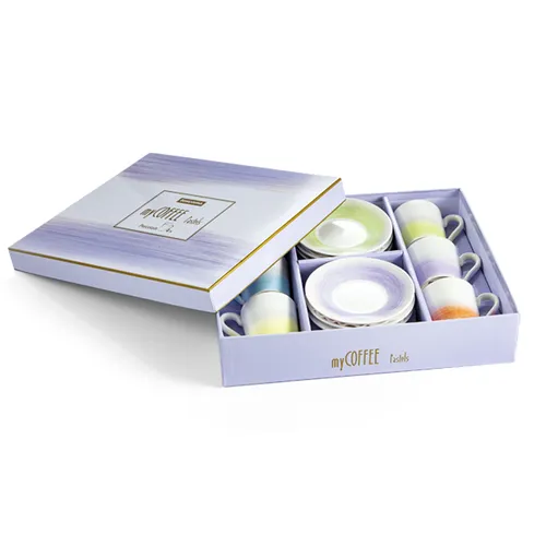 Tescoma TAZZINE DA CAFFÈ CON PIATTINO Pastels