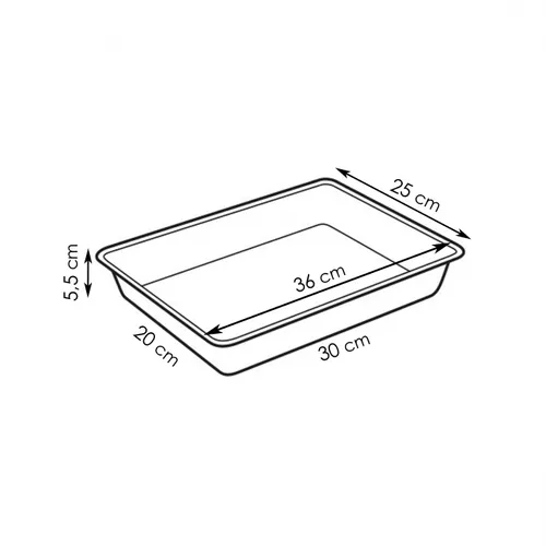 Tescoma TEGLIA RETTANGOLARE CON COPERCHIO