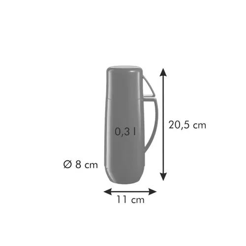 Tescoma TERMOS CON TAZZA 0 3 L ARANCIONE