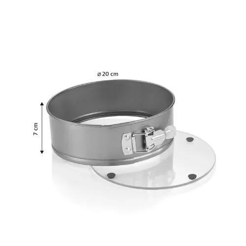 Tescoma TORTIERA APRIBILE CON FONDO IN VETRO