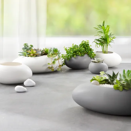 Tescoma VASO GRANDE STONES BIANCO