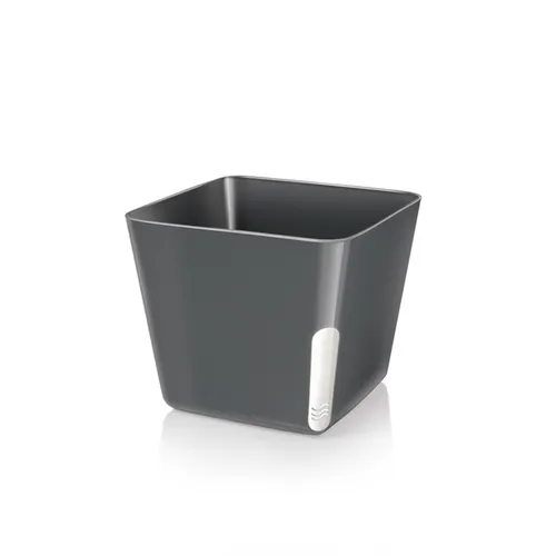 Tescoma VASO PER PIANTE QUADRATO GRIGIO