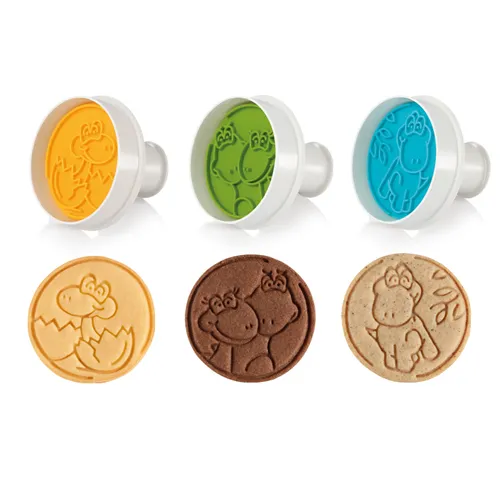 Tescoma TIMBRO TAGLIABISCOTTI CON ESTRATTORE DINOSAURI