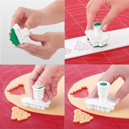 Tescoma TIMBRO TAGLIABISCOTTI CON ESTRATTORE NATALE