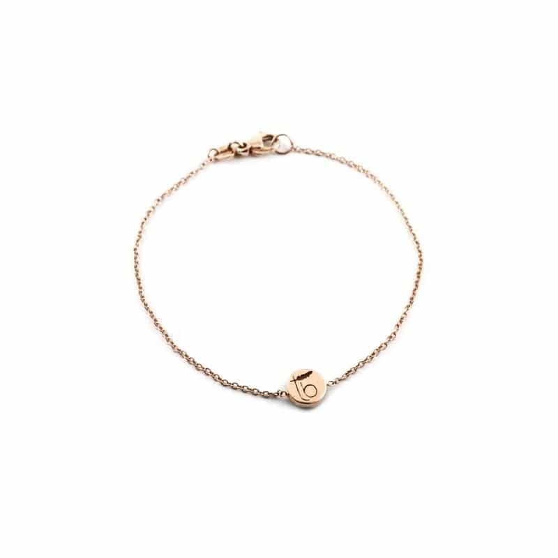 Thais Bernardes BRACCIALE Coriandolo IN ORO ROSA