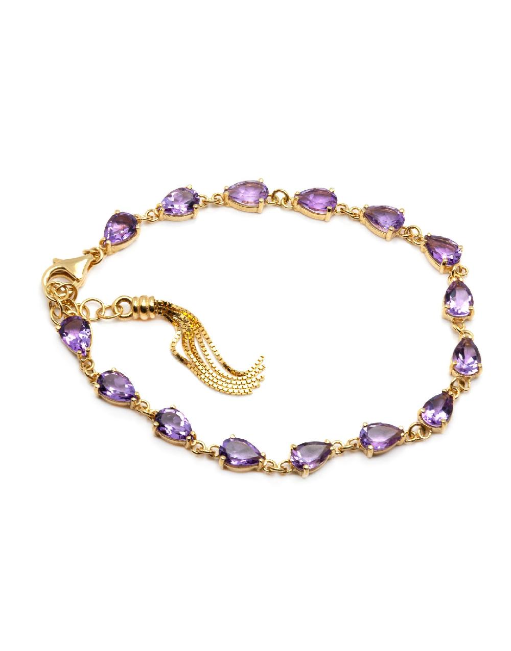 Thais Bernardes Bracciale Tennis Ametiste