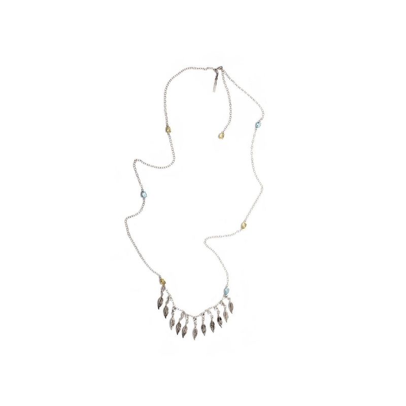 Thais Bernardes Collana Con Charms Piume