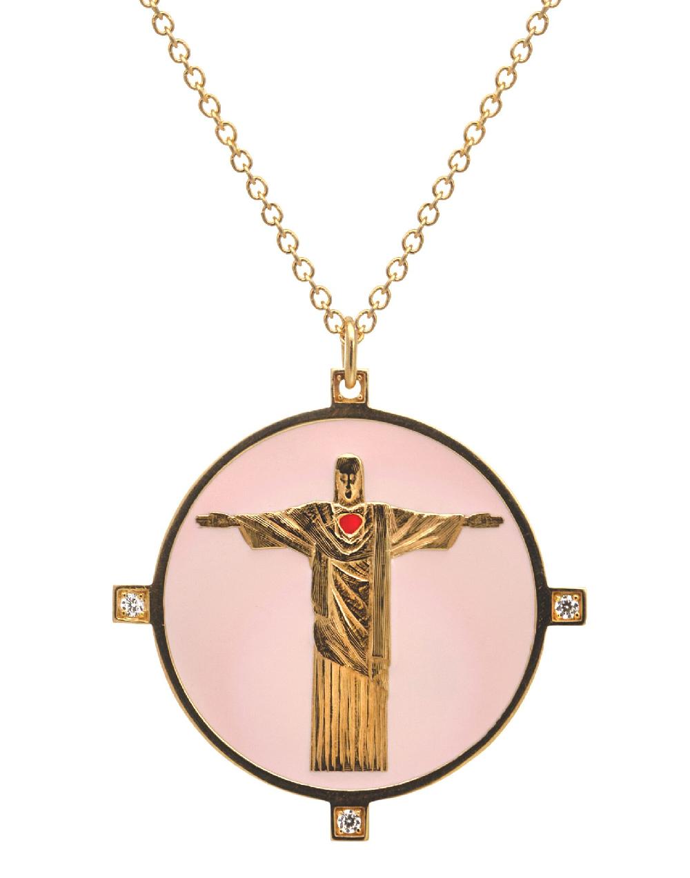 Thais Bernardes Collana Corcovado Rosa