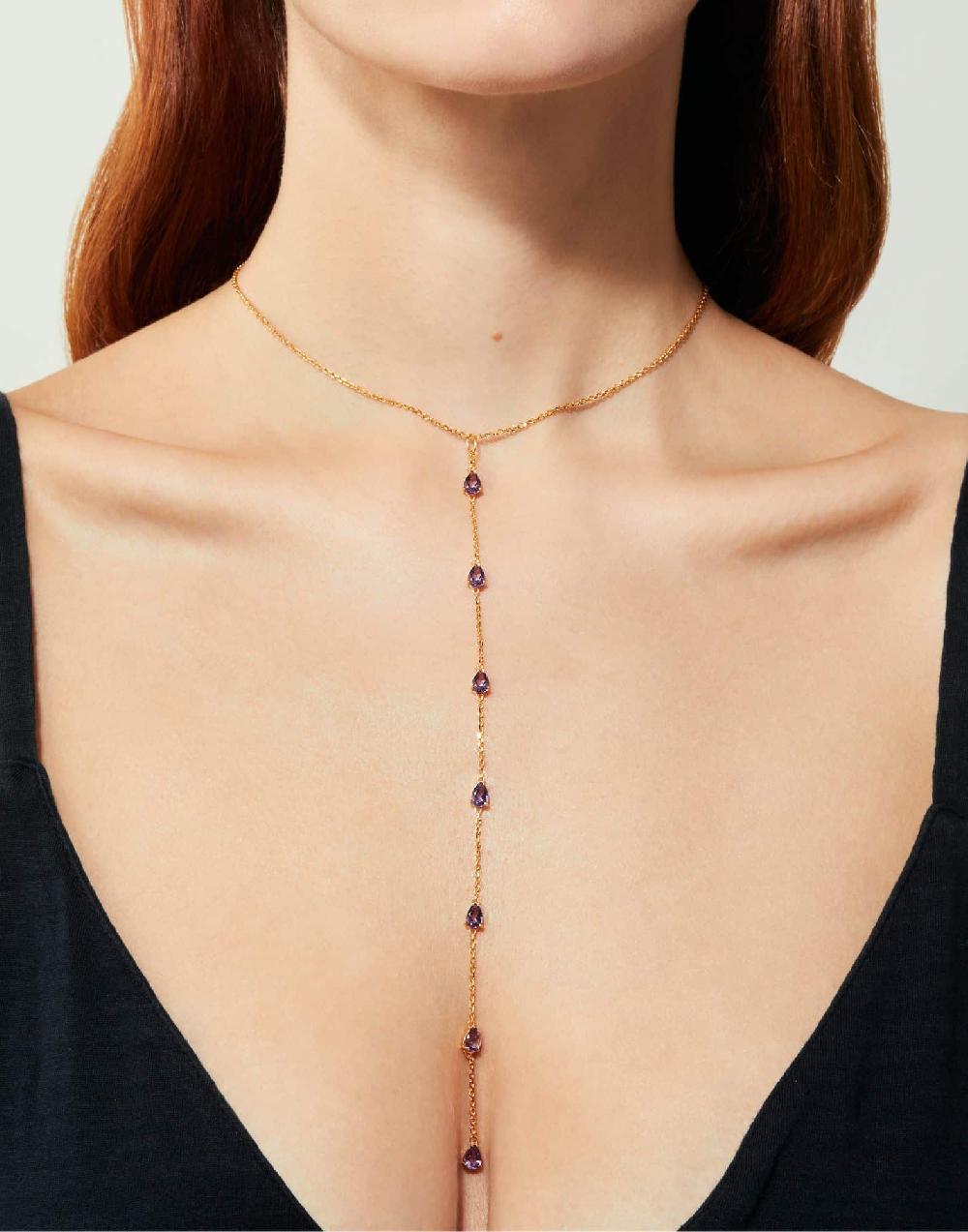 Thais Bernardes Collana Dream Colors Ametista