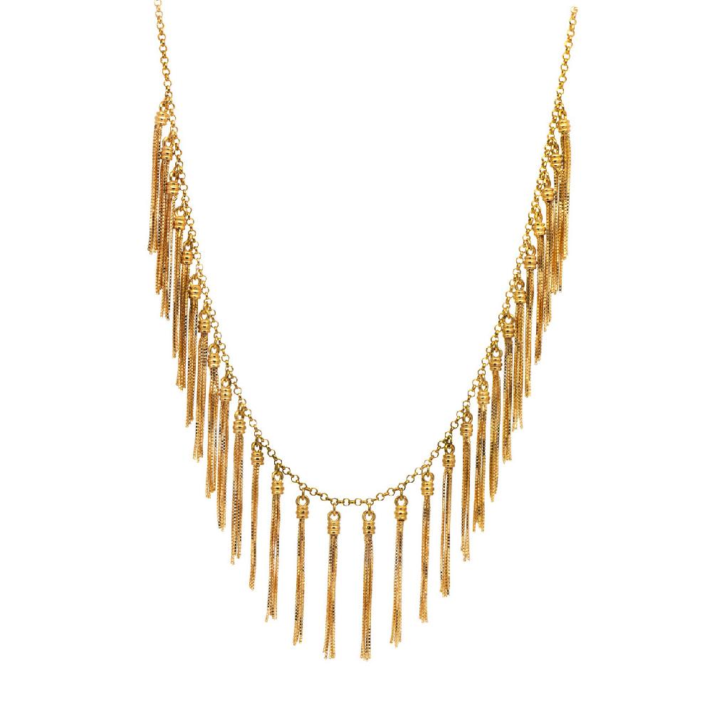 Thais Bernardes Collana Frange Amazzonica Oro