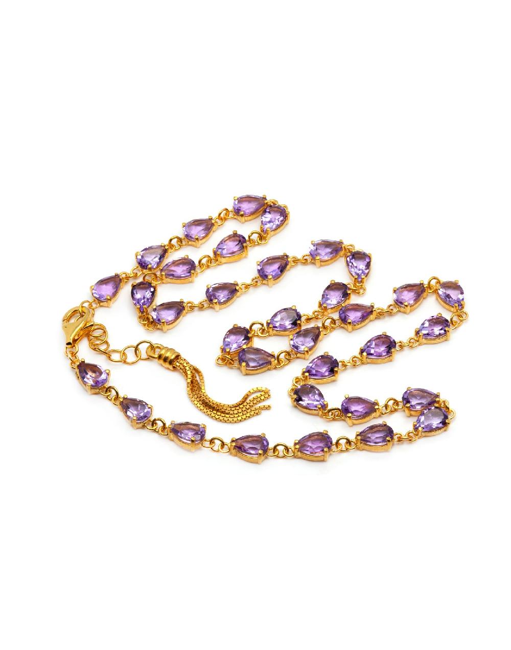 Thais Bernardes Collana Tennis Colors Ametista