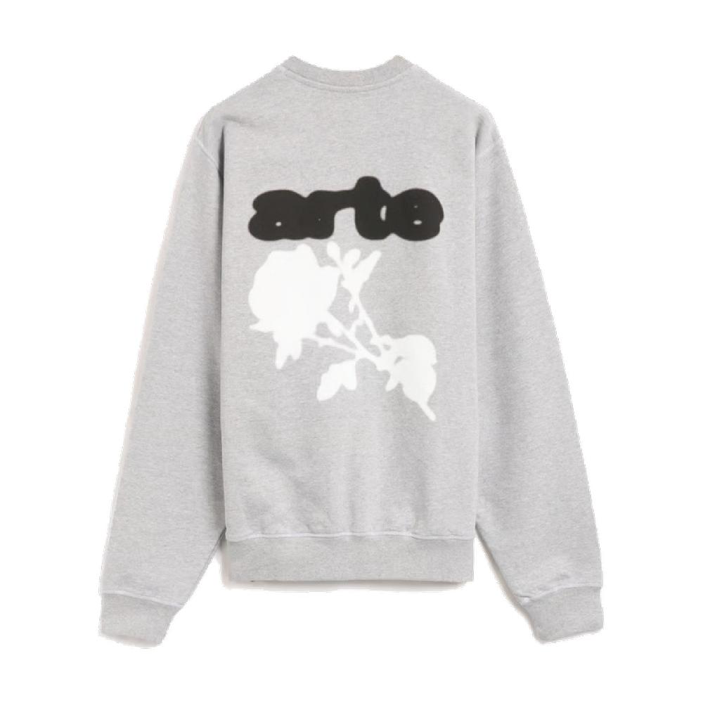 Arte Blur Back Flower Crewneck