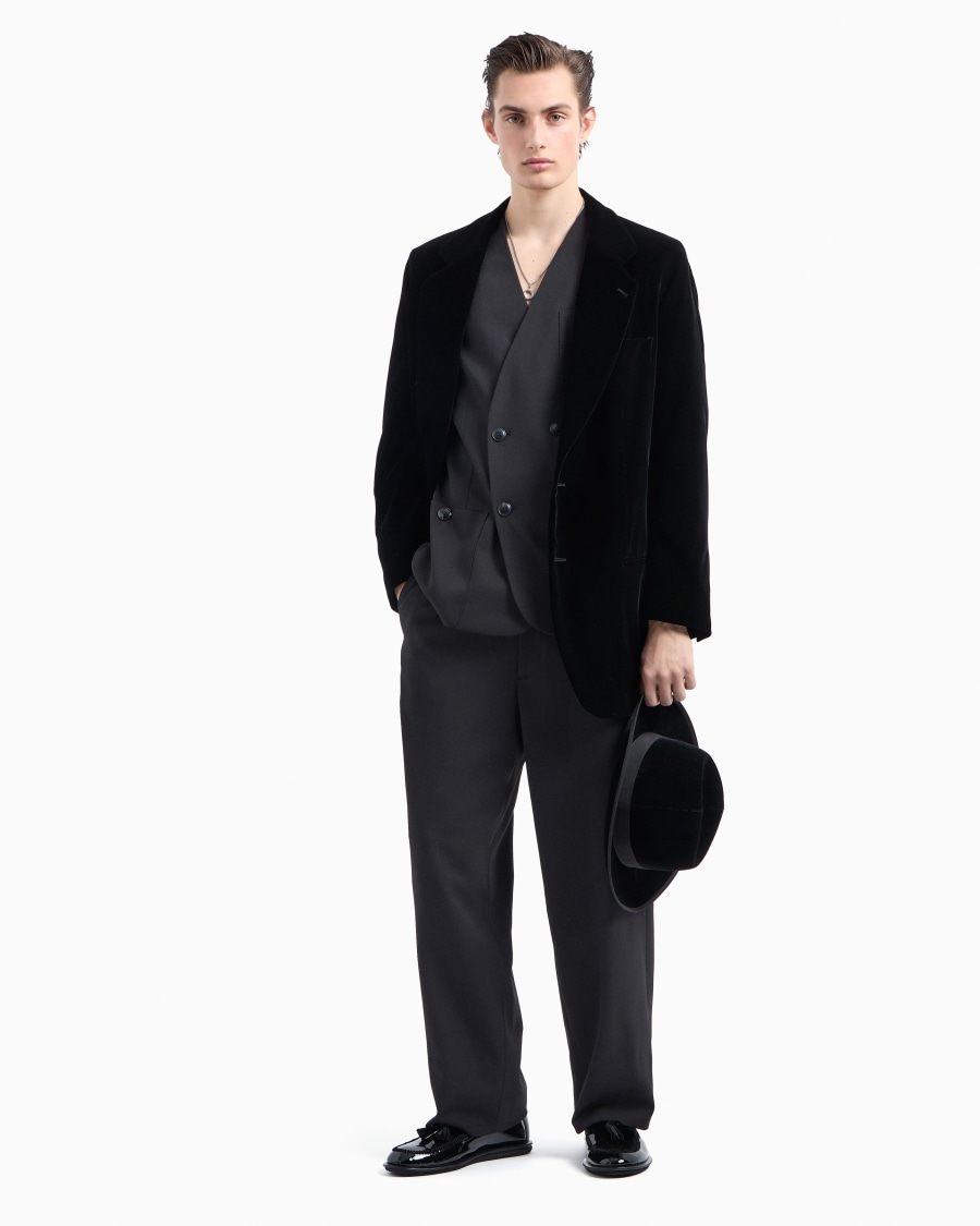 The World Of Armani ABITO DOPPIOPETTO IN LANA VERGINE STRETCH