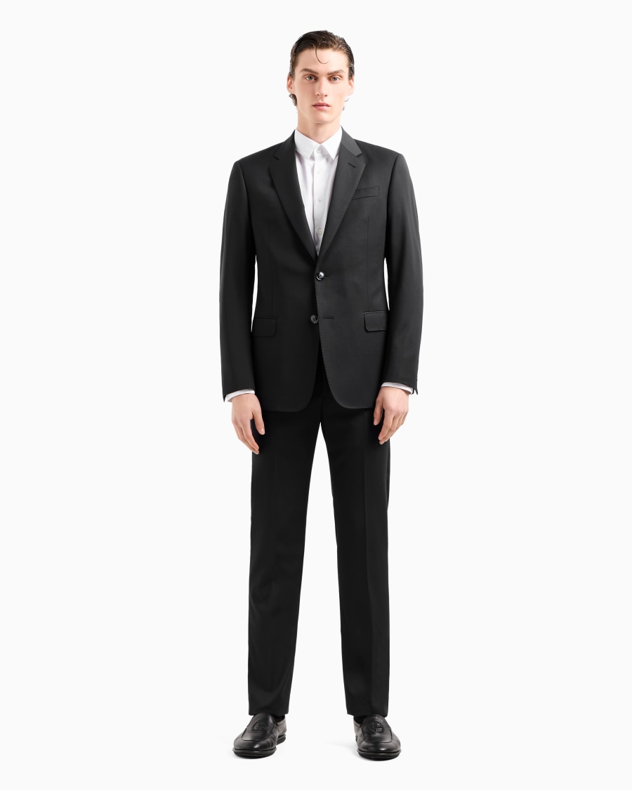 The World Of Armani ABITO LINEA SOFT MONOPETTO IN LANA WATER REPELLENT