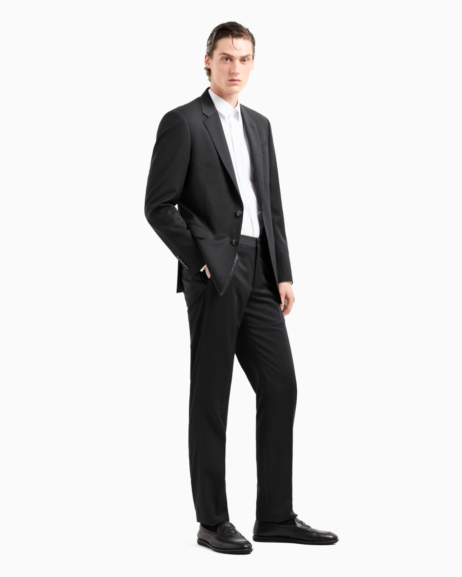 The World Of Armani ABITO LINEA SOFT MONOPETTO IN LANA WATER REPELLENT