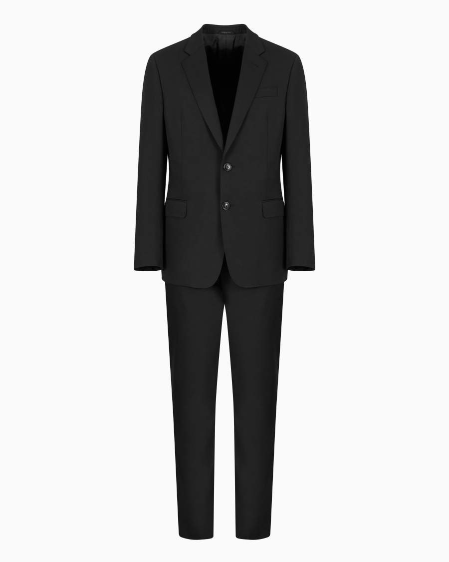 The world of armani ABITO LINEA SOFT MONOPETTO IN LANA WATER REPELLENT