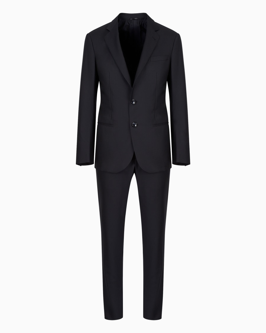 The world of armani ABITO LINEA SOHO MONOPETTO IN LANA E CASHMERE