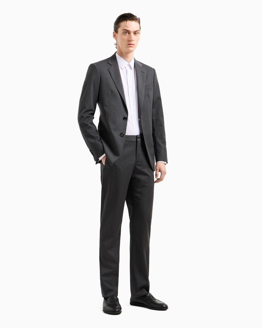 The World Of Armani ABITO LINEA SOHO MONOPETTO IN LANA VERGINE