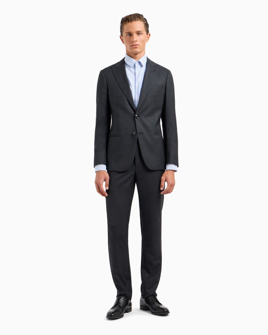 The World Of Armani ABITO LINEA SOHO MONOPETTO IN LANA VERGINE PUNTO SPILLO