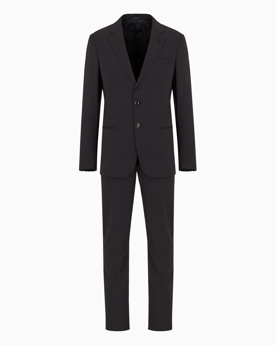 The world of armani ABITO LINEA SOHO MONOPETTO IN LANA VERGINE