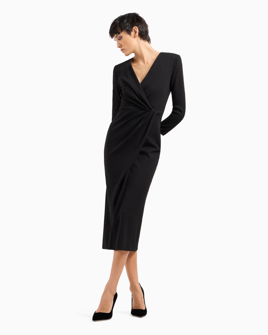 The World Of Armani ABITO LONGUETTE IN MISTO VISCOSA PUNTO MILANO