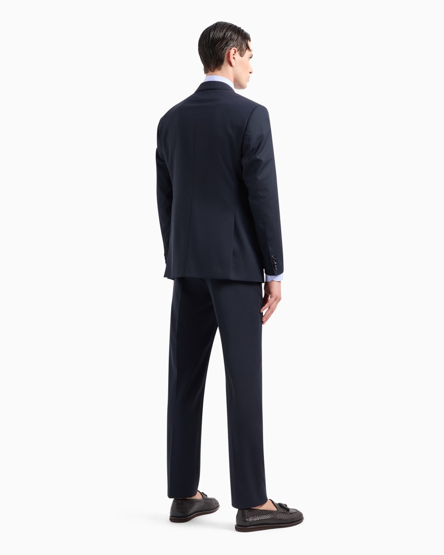 The World Of Armani ABITO MONOPETTO LINEA SOFT IN LANA VERGINE