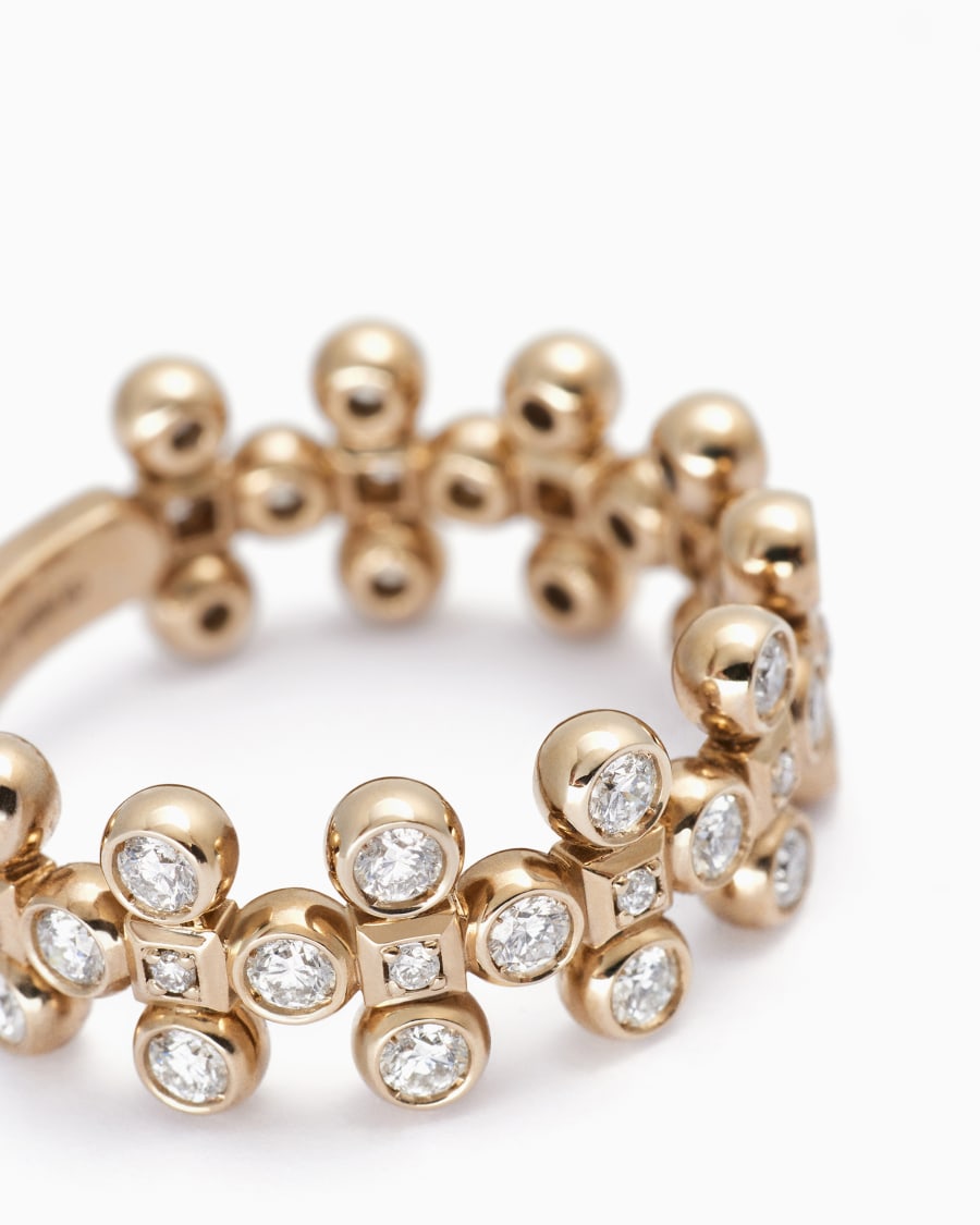 The World Of Armani ANELLO GIOIA IN ORO 18 KT E DIAMANTI