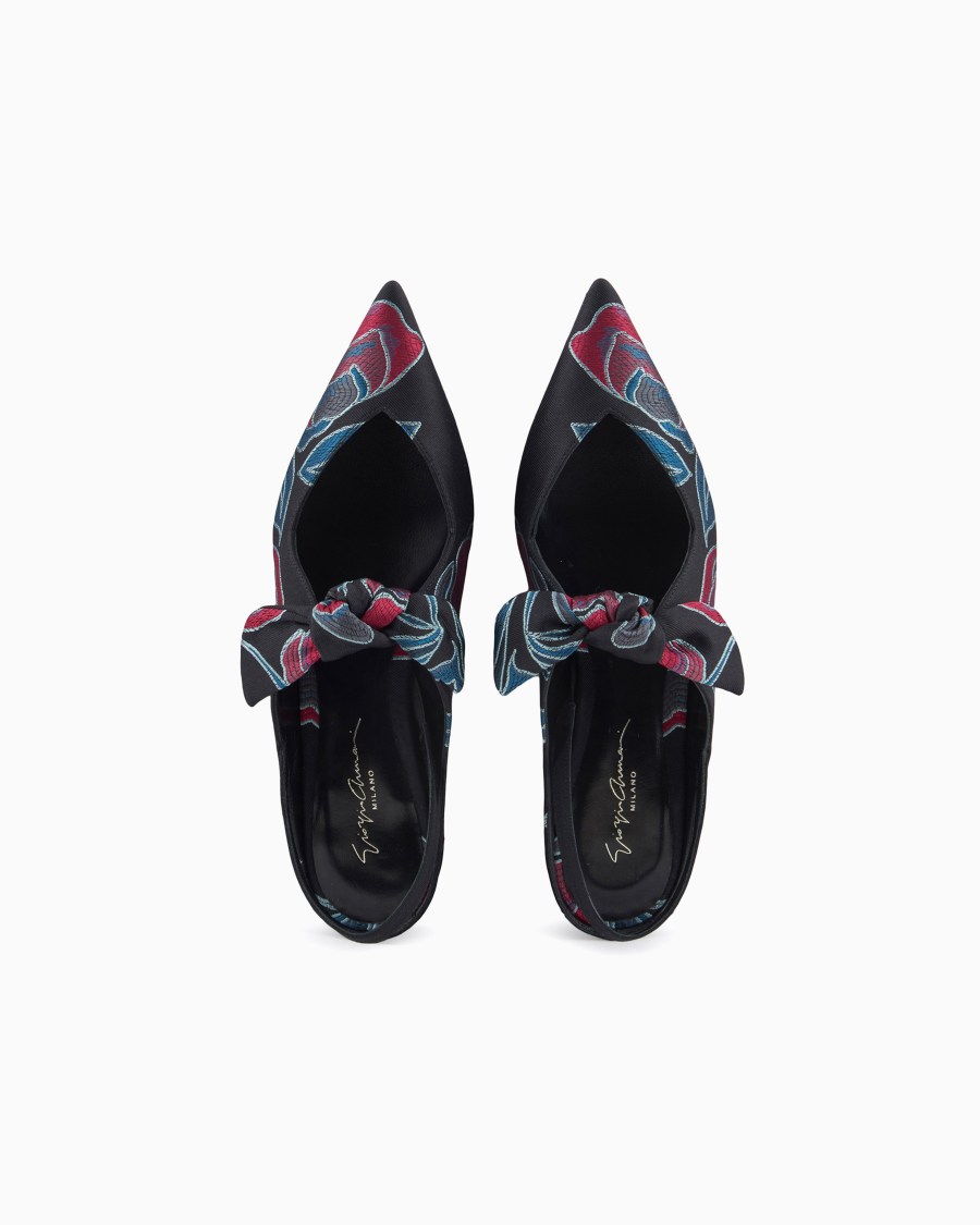 The World Of Armani BALLERINE SLINGBACK IN MISTO SETA JACQUARD