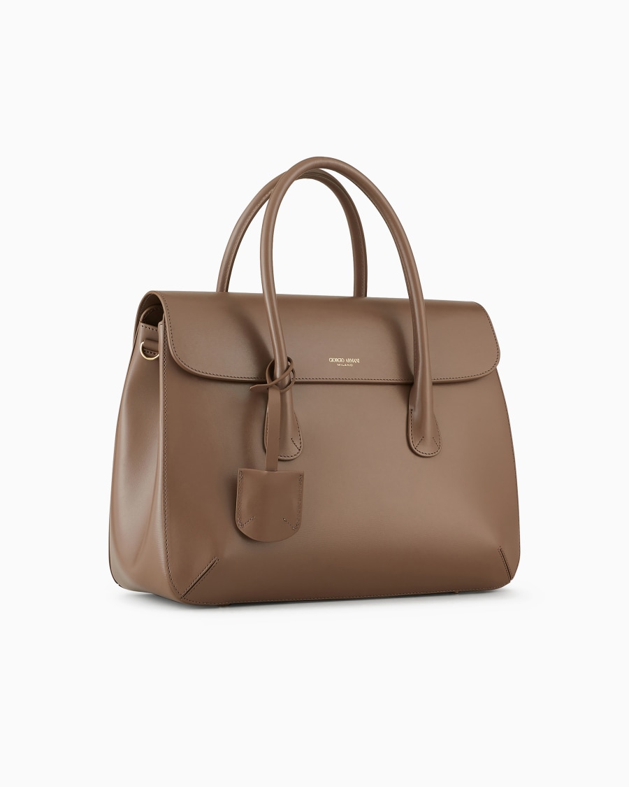 The World Of Armani BAULETTO GRANDE LA PRIMA IN PELLE PALMELLATA