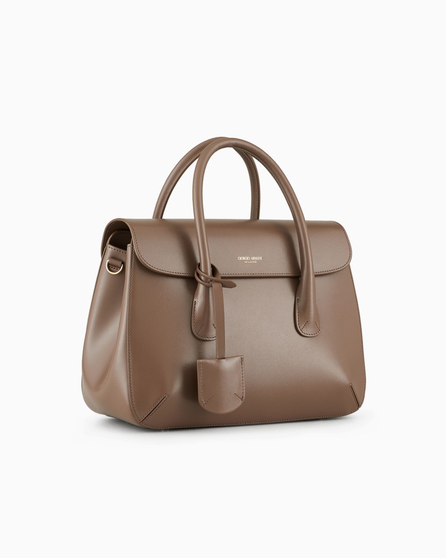 The World Of Armani BAULETTO MEDIO LA PRIMA IN PELLE PALMELLATA