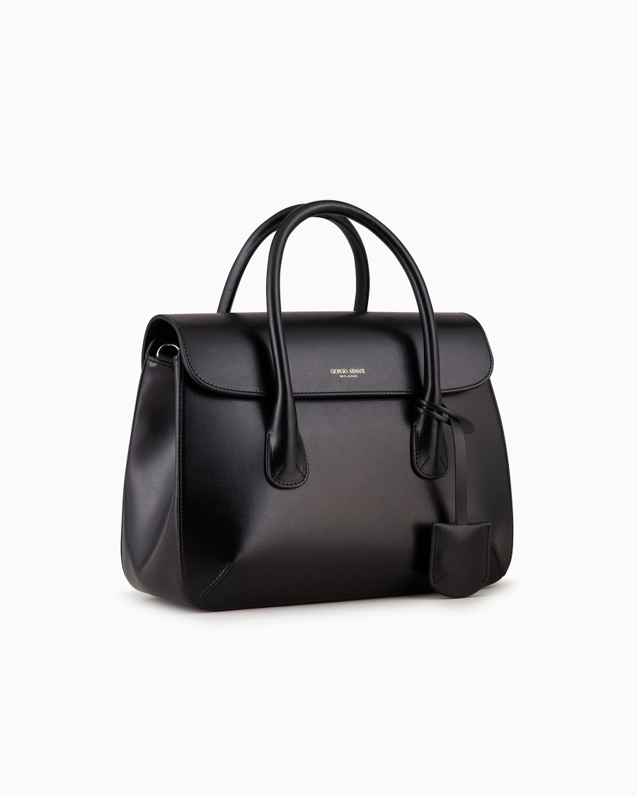 The World Of Armani BAULETTO MEDIO LA PRIMA IN PELLE PALMELLATA