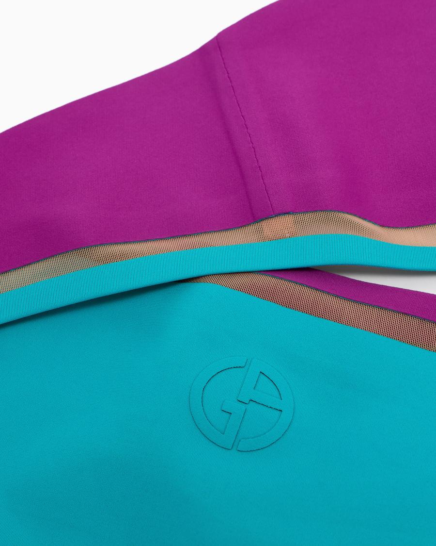 The World Of Armani BIKINI A FASCIA CON DETTAGLI IN TULLE