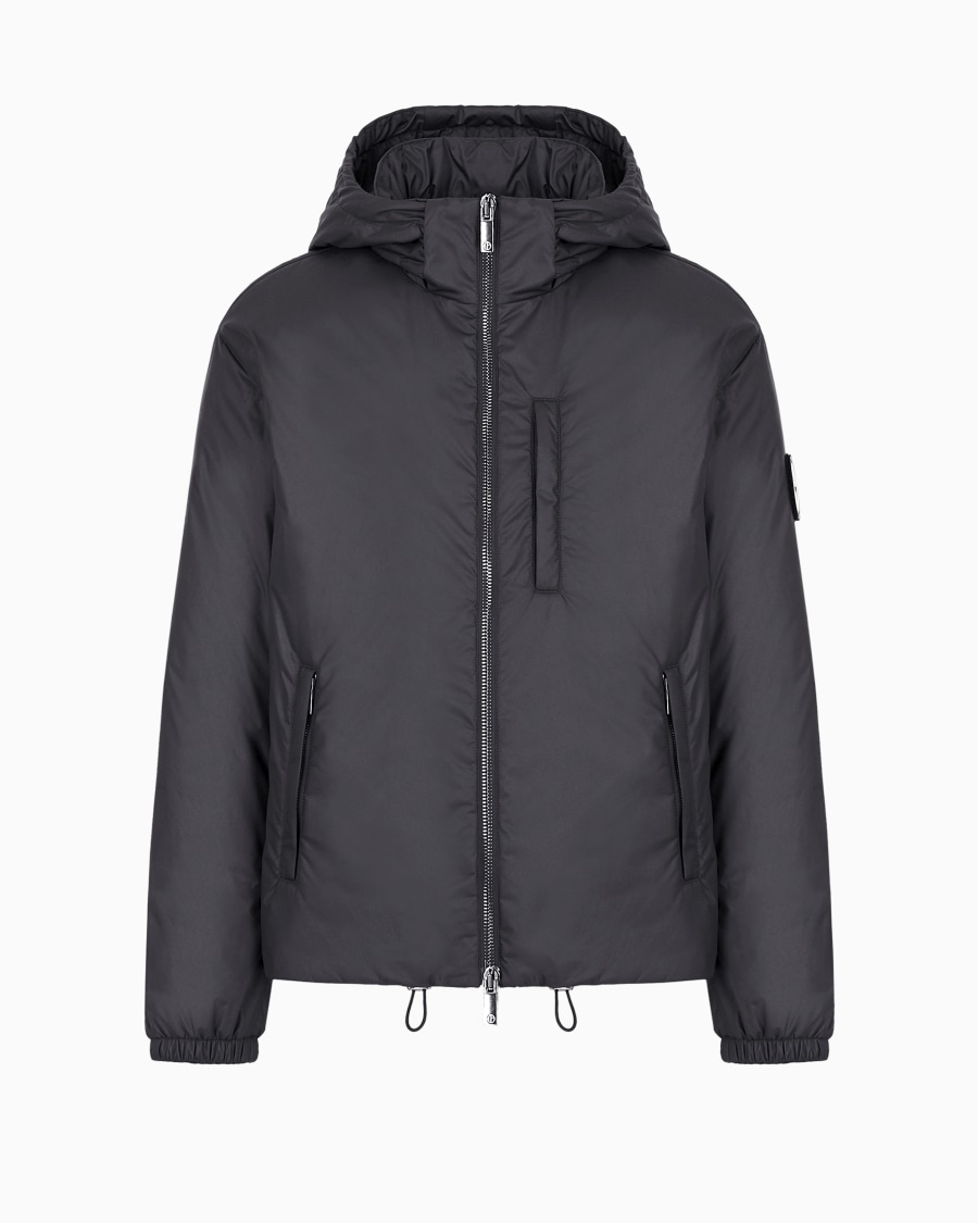 The world of armani BLOUSON CON CAPPUCCIO IMBOTTITO IN PIUMA D'OCA ASV